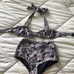 Urban Outfitters high wasted bikini set